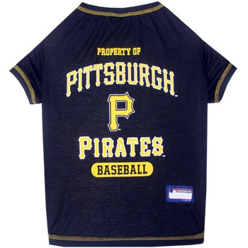 Pets First Pittsburgh Pirates Pet T-Shirt - PFPIR4014-0001 