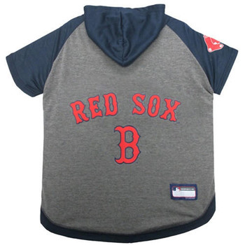 Pets First Boston Red Sox Pet Hoodie T-Shirt 