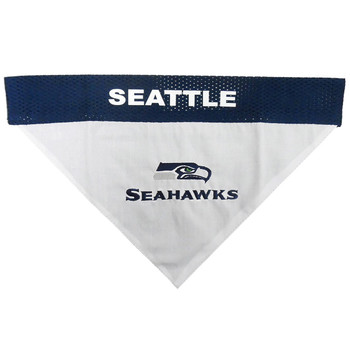 Pets First Seattle Seahawks Pet Reversible Bandana 