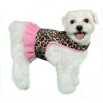 Pooch Outfitters Abigail Leopard Dog Harness Vest 