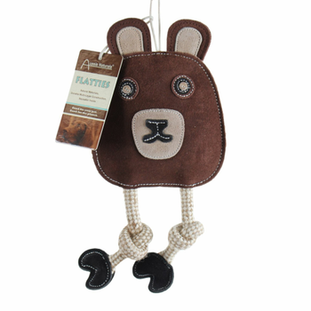 Aussie Naturals 11" Flattie Bear Toy -  All Natural