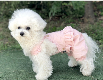  Puppy Angel Carina Volume Dog Pant Overall - Pink 