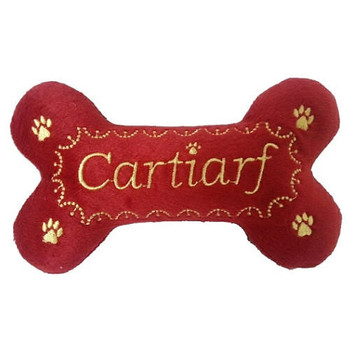 Dog Diggin Designs Cartiarf Bone Plush Dog Toy 