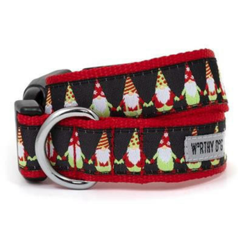 Holiday Gnomes Pet Dog Collar