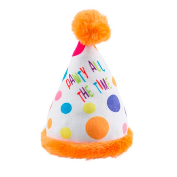 Happy Birthday Party Hat Dog Toy