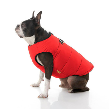 Step In - Zip Up Padded Dog Vest - Red - XS-XL