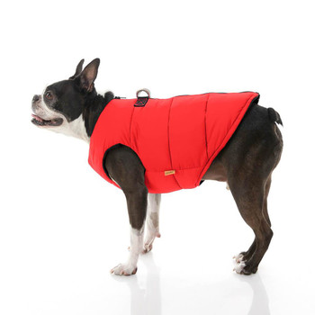 Step In - Zip Up Padded Dog Vest - Red - XS-XL