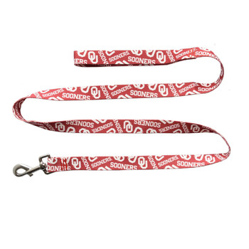 Little Earth Productions Oklahoma Sooners Pet Nylon Leash - Large