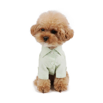 Rover White Cotton Club Dog Shirt | PupRWear Dog Boutique