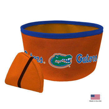 All Star Dogs Florida Gators Collapsible Pet Bowl