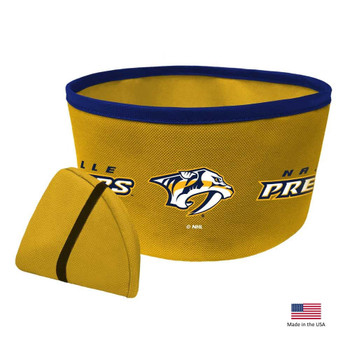 All Star Dogs Nashville Predators Collapsible Pet Bowl