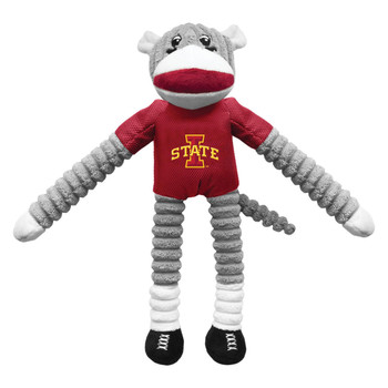 Little Earth Productions Iowa State Cyclones Sock Monkey Pet Toy