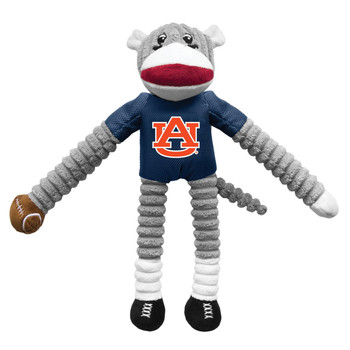 Little Earth Productions Auburn Tigers Sock Monkey Pet Toy