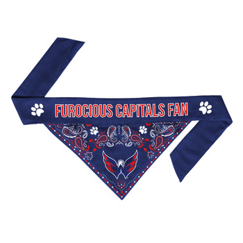 Little Earth Productions Washington Capitals Pet Reversible Paisley Bandana