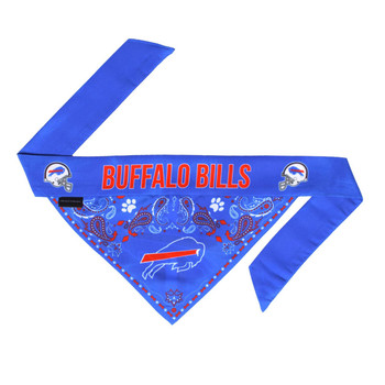 Little Earth Productions Buffalo Bills Pet Reversible Paisley Bandana