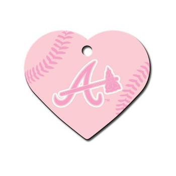 Atlanta Braves Pink Pet Jersey