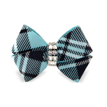 Susan Lanci Designs Tiffi Plaid Nouveau Bow Hair Bow Barrette