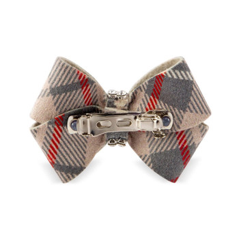 Susan Lanci Designs Doe Plaid Nouveau Bow Hair Bow Barrette