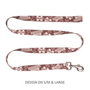 Little Earth Productions Mississippi State Bulldogs Pet Nylon Leash - Large