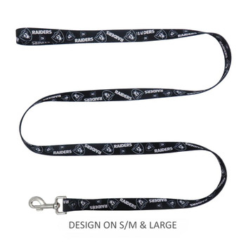 Little Earth Productions Las Vegas Raiders Pet Nylon Leash - XS