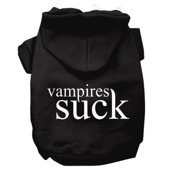 Vampires Suck Screen Print Pet Hoodies - More Colors