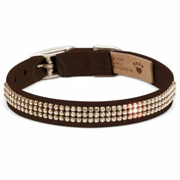 Susan Lanci Designs Gold Giltmore 3 Row Dog Collars - Customize