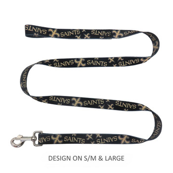 Little Earth Productions New Orleans Saints Pet Nylon Leash - S/M