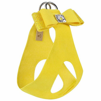 Susan Lanci Designs Sunshine Aurora Borealis Crystal Stellar Big Bow Dog Step In Harness  