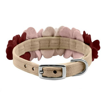 Rosewood Spice Bouquet Dog Collar  image of buckle and back