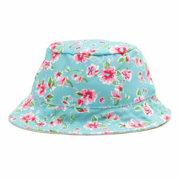 Watercolor Floral Bucket Pet Dog Hat size image