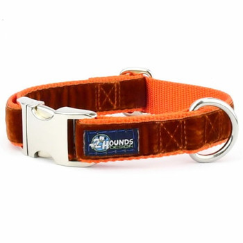 Rust Velvet Essential Dog Collar