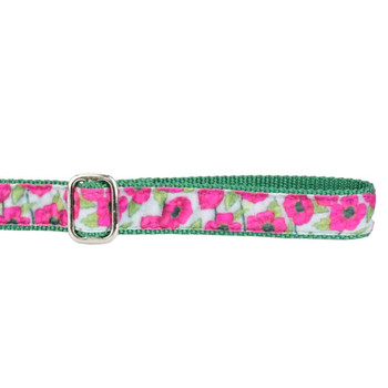 Bold Poppies Swiss Velvet Dog Lead