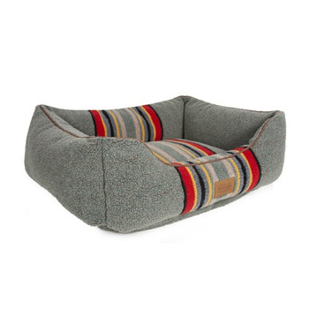 Vintage Camp Kuddler Dog Beds - Heather Green