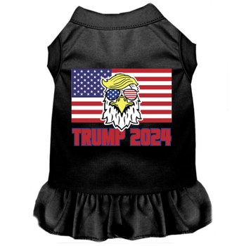 Trump Eagle 2024 Screen Print Dog Dress