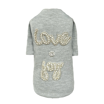 Love n Joy Dog Tee - Grey