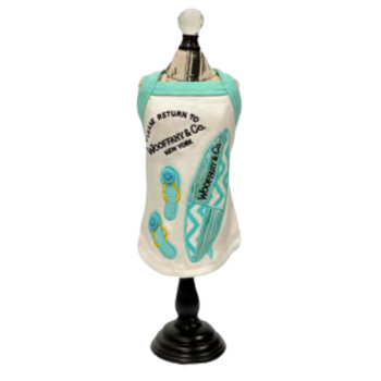 Designer Wooffany Chevron Surf Dog Tank