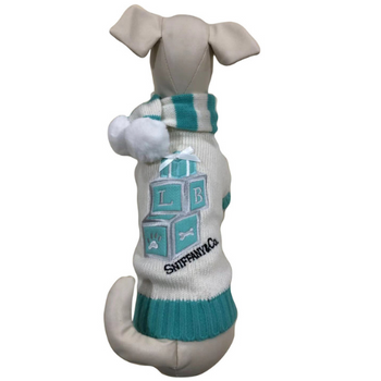 Designer Sniffany Blocks Dog Sweater