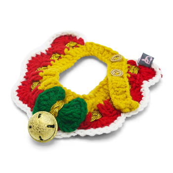 Jingle Bell Crochet Christmas Dog or Cat Collar