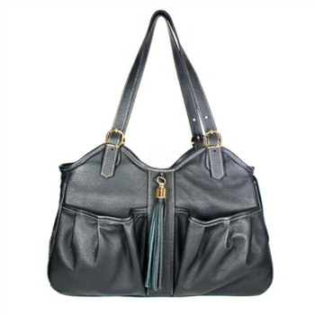 Metro Couture - Midnight with Tassel Pet Dog Carrier by Petote