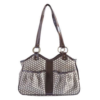 Metro Classic - Noir Dot Pet Dog Carrier by Petote