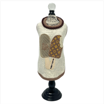 Designer Furry Ice Cream Dog Tank