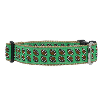 Dog Collar - Football -  3/4 & 1 1/4
