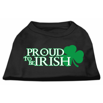 Proud To Be Irish Screen Print Dog Shirt