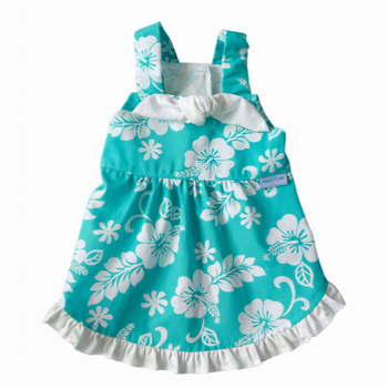 Designer Wooffany & Co Tropical Aloha Dog Dress