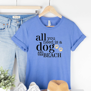 All You Need Is A Dog Human Unisex T-Shirts - More Colors