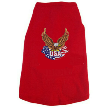 USA Eagle Patch Dog Tees