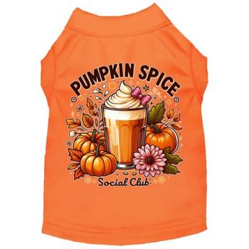 Pumpkin Spice Social Dog Shirt - More Colors