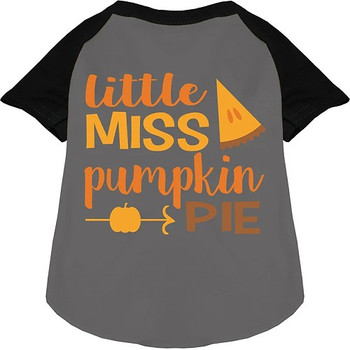 Little Miss Pumpkin Pie Ragland Dog Shirt - More Colors