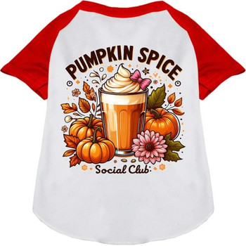 Pumpkin Spice Social Club Ragland Dog Shirt - More Colors