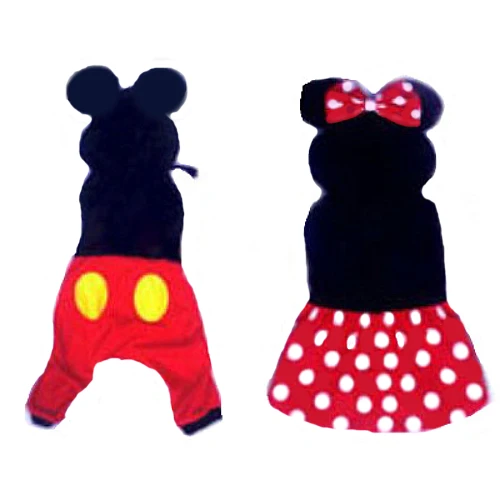 Mickey & Minnie Mouse Pet Dog Costume